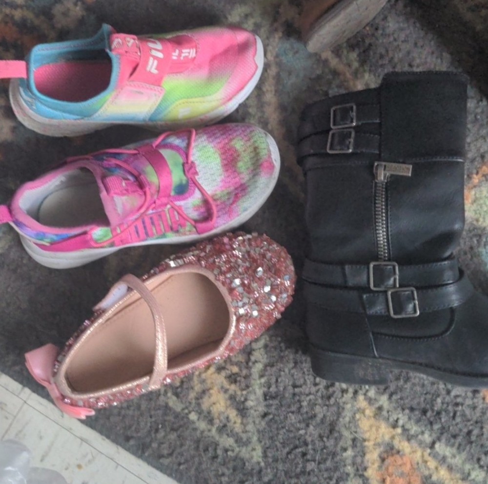 Fila Kids Shoes - Multicolor and Pink